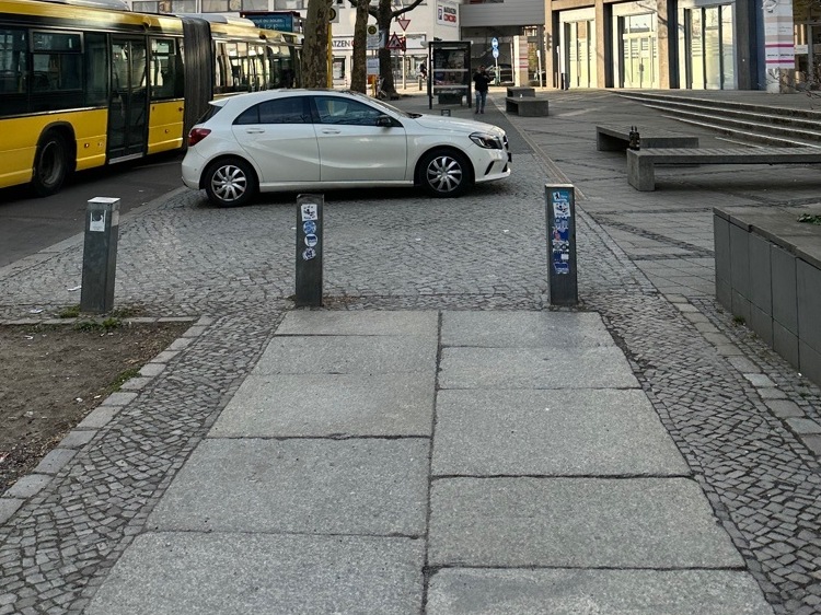 Bauliche Gestaltung lädt zum Befahren ein